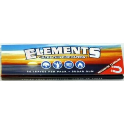 ELEMENTS ULTRA 1 1/4 CIGARETTE ROLLING PAPERS 25CT/PACK